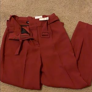 Super High Rise Ankle Pants Burnt Orange